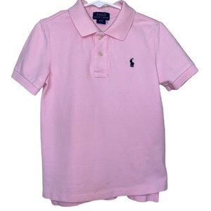 Boys Light Pink Polo -